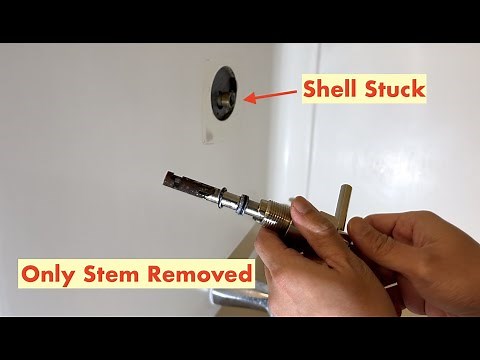 Moen 1200/1225 Outer Case Stuck Inside, Only The Stem Comes Out - How To Fix It?