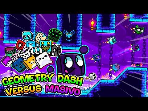 !!!30 YOUTUBERS JUGANDO GEOMETRY DASH!!! | Geometry Dash 2.2