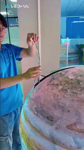 LED sphere screen panel shape