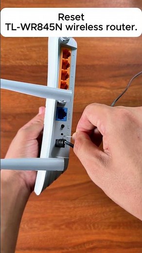 Reset TL-WR845N wireless router