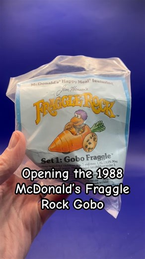 Opening the 1988 McDonald’s Fraggle Rock Gobo! #toyshorts #mcdonaldstoys