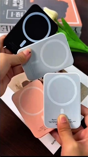 Portable Charger, MagSafe Wireless Power Bank. LINK IN BIO! #smarttech #powerbank