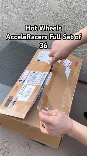 Unboxing the full set of 36 Hot Wheels AcceleRacers! #acceleracers #hotwheels #nostalgia