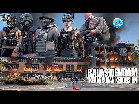 PENYERANGAN MARKAS BESAR KEPOLISIAN YANG BERKERJA SAMA DENGAN MAFIA TERBESAR DIKOTA ! GTA 5 ROLEPLAY