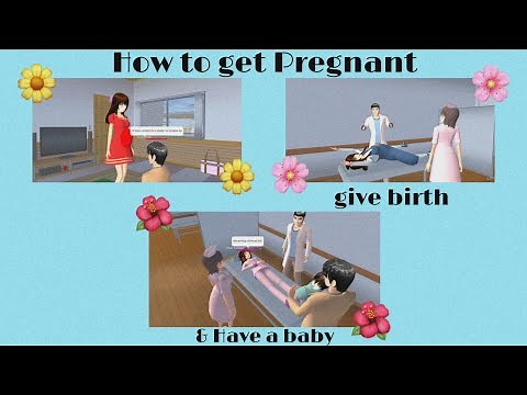 How to get pregnant, give birth & Have a baby in Sakura school simulator | YanOfficial