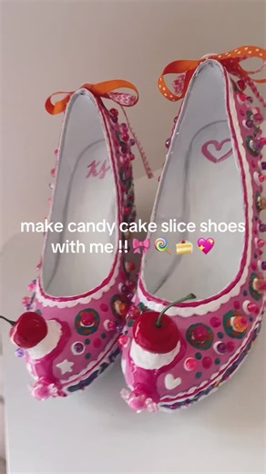 DIY Candy Cake Slice Shoes Tutorial