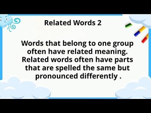 Related words