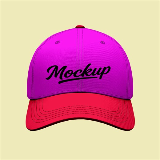 Editable Baseball Cap Mockup – Customizable Logo, Color, and Background - Etsy