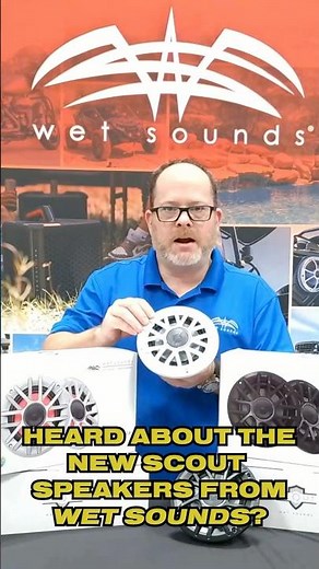 NEW WET SOUNDS SCOUT SERIES MARINE SPEAKERS