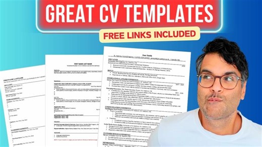 4 *BEST* CV templates from University Careers Services (free download links included) | Raj Sidhu