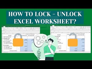 How to lock - unlock cells of Excel worksheet | Protect your formulas with password