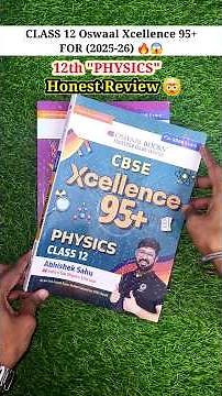 😱Class 12 Oswaal Physics Xcellence 95+ Book For 2025-26 ||🔥 #Class_12 Best Question Bank ||