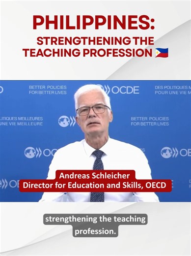 FROM MANAGING TEACHERS TO STRENGTHENING THE TEACHING PROFESSION. 👩‍🏫🇵🇭 Great education systems don’t just tell teachers what to do—they prepare, support, trust, and empower them to do what they do best: teach. That means attracting capable teachers, investing in their professional growth, and reducing unnecessary administrative burdens. Because every hour spent on paperwork is an hour taken away from understanding learners, improving lessons, and learning with fellow teachers. When we streng