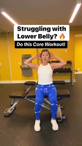 Tone and tighten your lower belly in this seats abs workout! 💪========== #bellypooch #bellyfatworkout #strongcore #absworkoutvideo #sweatrebel | Sweat Rebel