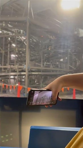 Space Mountain with lights on Nov 2022