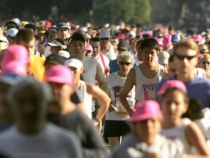 LA Marathon 2021 Finish Line Leaving Santa Monica