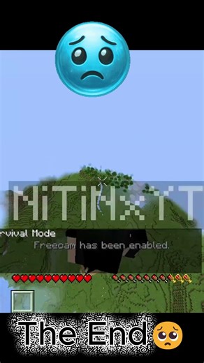 “He Jumped… But No One Noticed 💔😔 | Minecraft Short”