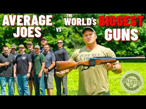 Average Joes vs The World’s BIGGEST Guns !!!
