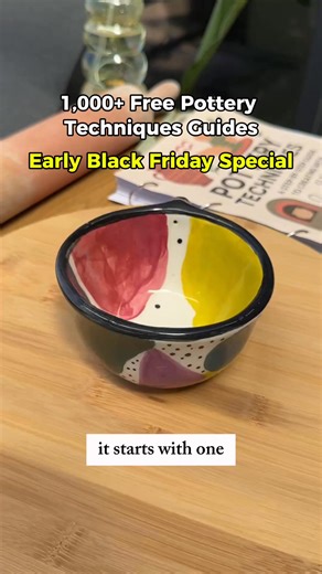 Early Black Friday Sale 🎁 — Shape, Create & Express Yourself Through Pottery 🏺✨ If you’ve ever watched someone shape clay on a wheel and thought, “I wish I could do that,” — this printable Pottery Notes Bundle is made for you. It takes you from the very first pinch of clay to creating your own beautiful, hand-crafted pieces — step by step. 🎨 Learn essential pottery techniques for beginners 👐 Master wheel throwing, glazing, trimming & hand-building 📘 Get printable project planners, clay guid