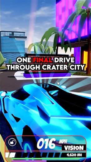 One Final Drive Through Crater City in Roblox Jailbreak...😢💔 #shorts #fyp #roblox #viral