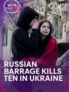 At least ten people are dead after a massive Russian barrage on Ukraine. Drone and missile strikes across the country levelled buildings, sparked fires, and left people trapped under rubble. Six were killed in Dnipro and four killed in the capital Kyiv with dozens more injured. The blasts sent people rushing into shelters for safety through the night. Moscow warned of