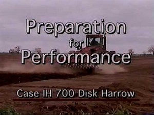 Case IH 700 Disk Harrow Preparation and Preformance 1997
