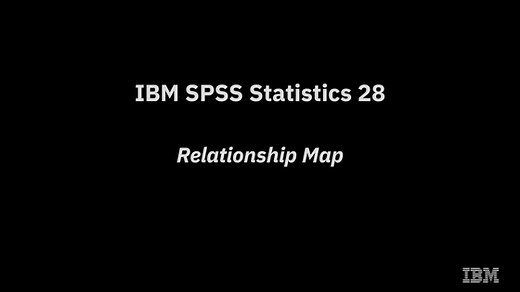 IBM SPSS Statistics 28 Relationship Map