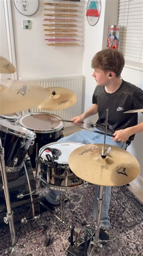 5.5K views · 231 reactions | More of this iconic song - Go with the Flow  #QOTSA #drumlife #drumcover #rockmusic #drummer #zildjian | Sam Bickmore | Facebook