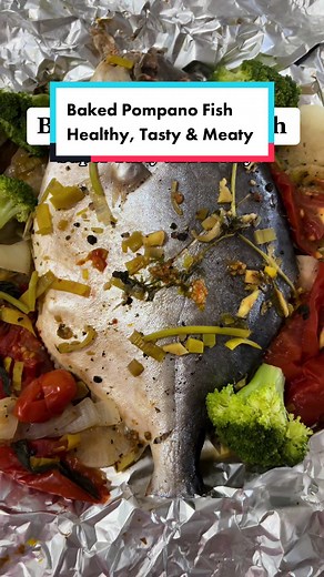Baked Pompano Fish. This is one of my favourite fish. It’s Tasty, moist and meaty. This is the easy way of cooking, all the flavour stays inside the tin foil that makes the fish tastier and healthy. #pompano #bakedpompano #bakedfish #fishrecipe #healthy #healthymeals #lowcarb #dietplan #fyp #tiktokfoodie #foodtiktok #foodtok #foodtokph #foodie #tiktokviral #trending #homecooking