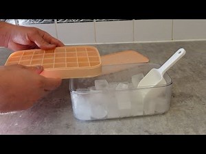 Ice Cube Tray With Lid and extra storage - Demo