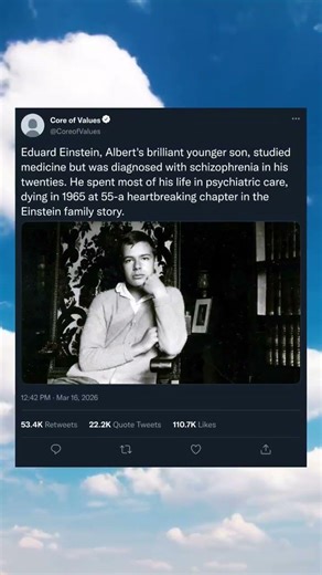 Albert Einstein’s Forgotten Son: The Sad Story of Eduard Einstein #AlbertEinstein #EduardEinstein