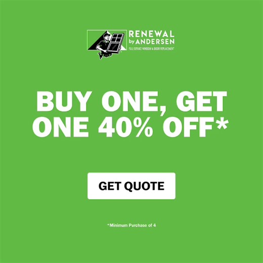 73K views · 3 comments | Say goodbye to maintenance headaches! Renewal by Andersen windows are designed to stand the test of time, with styles that enhance any home. Upgrade now and save big with exclusive deals! Call Us Today! ➡️ *Minimum Purchase of 4 **Interest accrues from the date of purchase, but is waived if paid in full within 12 months | Renewal by Andersen | Facebook