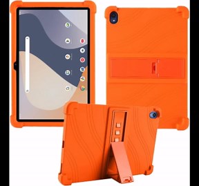 Case for Walmart ONN 10.1 Tablet Gen 4 2024 (Model:100135925),Kids Friendly Soft Silicone Adjustable Stand Cover (Black)