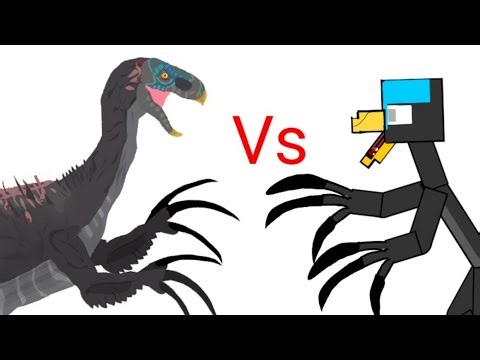 Therizinosaurus JWD vs Therizinosaurus Minecraft