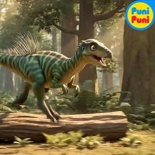 MICROPACHYCEPHALOSAURUS, un DINO pequeñito y ágil 🦖 Canción de DINOSAURIOS para niños 🦕 Puni Puni