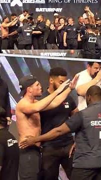 DARREN TILL EXPLODES ON ROCKHOLD DURING FACE OFF