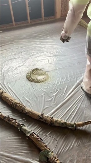 EXPANDING SPRAY FOAM #shorts #construction