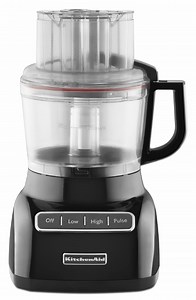 KitchenAid KFP0922OB 9 Cup Food Processor with ExactSlice System, Onyx Black