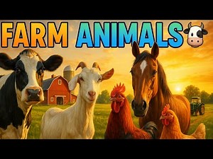 Real Farm Animal Sounds 🐄🐐🐎🐓 | Relaxing Nature Ambience
