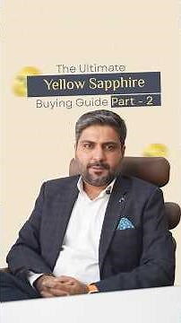 How the 4Cs Determine Yellow Sapphire Price | Color, Clarity, Cut & Carat Explained