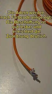Netzwerkkabel auf Keystone auflegen – einfach erklärt #rj45#keystone#netzwerkkabel#netzwerktechnik