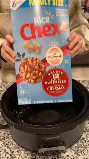 crockpot chex mix!