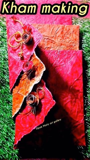 How to Kham making with handmade paper 🗞️#handmade #craft #shorts #crafts #viral #youtube