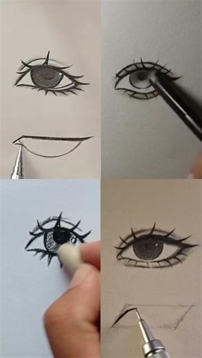 How to draw eye ✨#art #tutorial #sketch #howtodraw #how #shorts #fypシ