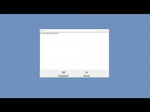 How To Create Word Counter using C# | Visual Studio Tutorials