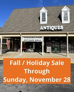 buckinghamantiquemall Join us for our Fall / Holiday Sale! Have fun...