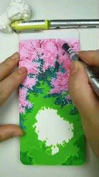 Unveil the Cherry Blossom Beauty in 60 Seconds - Acrylic Art Guide