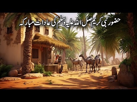 Hazoor Nabi Kareem SAW ki aadat Mubarika | Seerat un Nabi ﷺ