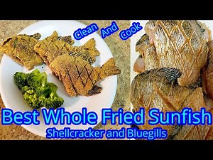 Bluegill Clean And Cook - Shellcracker Clean And Cook - Whole Fish and Fillet Fish Clean And Cook