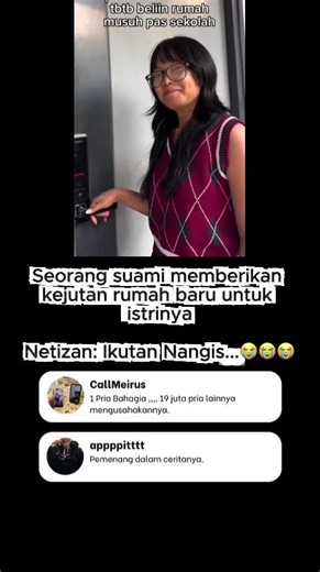 Kejutan rumah untuk istri